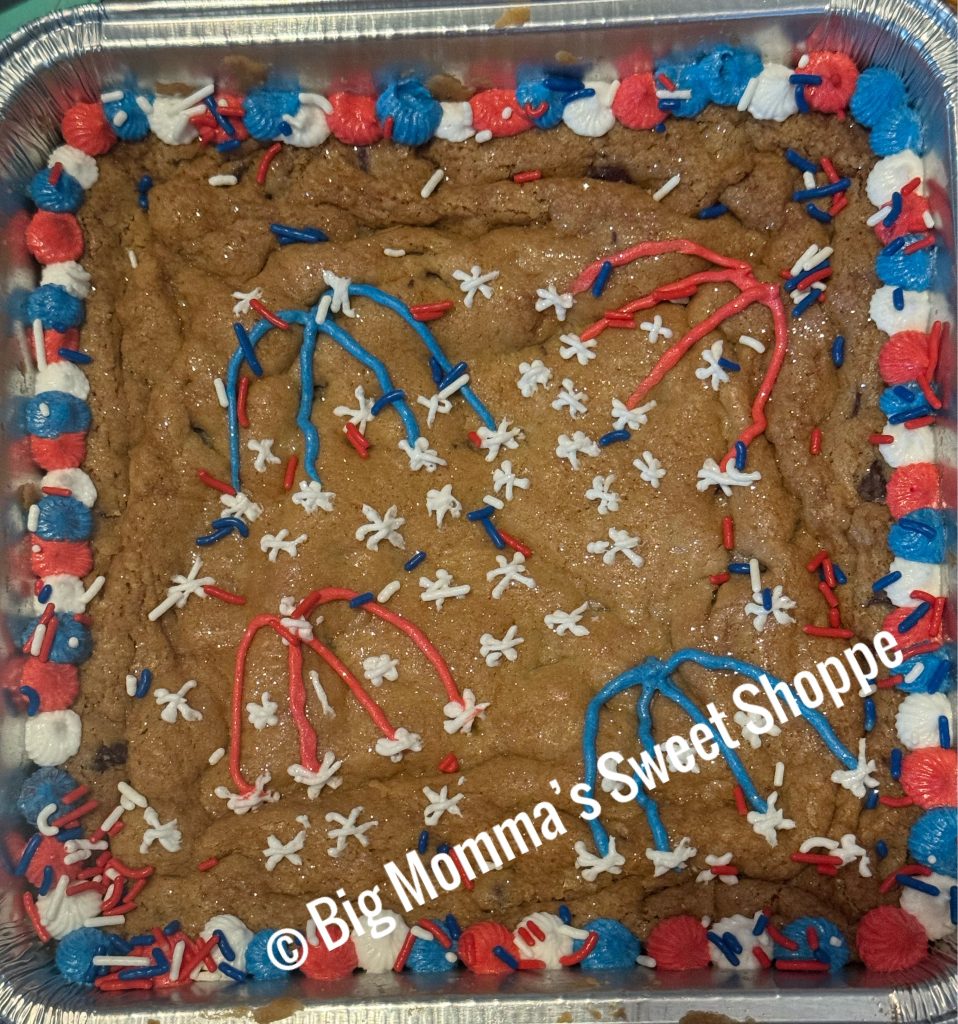 Fireworks 8x8 Cookie Cake